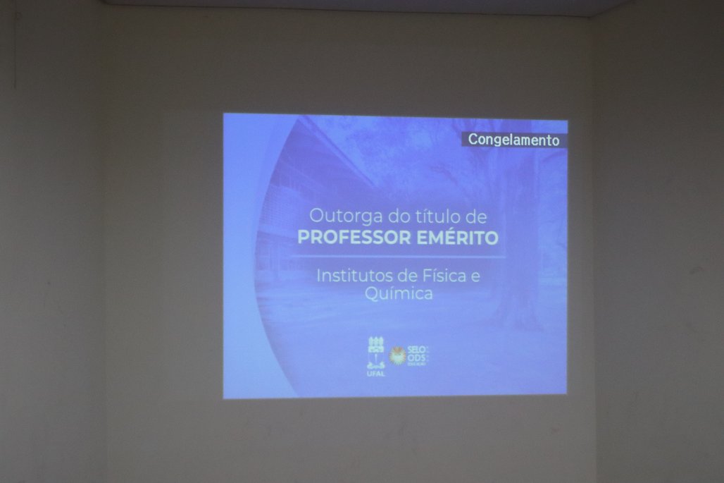 Solenidade Título Professor Emérito Instituto de Física e Química