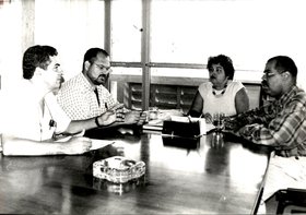 REUNIÃO REITORA ANA DAYSE - PROFESSOR ARNÓBIO - PROFESSOR ERALDO FERRAZ