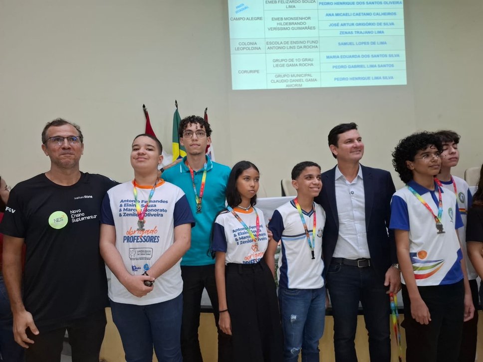 Solenidade de entrega de medalhas OBMEP