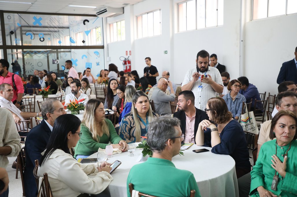 Café de lançamendo da 10ª Bienal Internacional do Livro de Alagoas