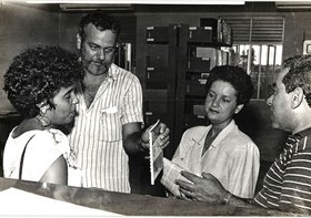 VISITA REITORA DELZA GITAÍ AO DEPARTAMENTO DE COMUNICAÇÃO
