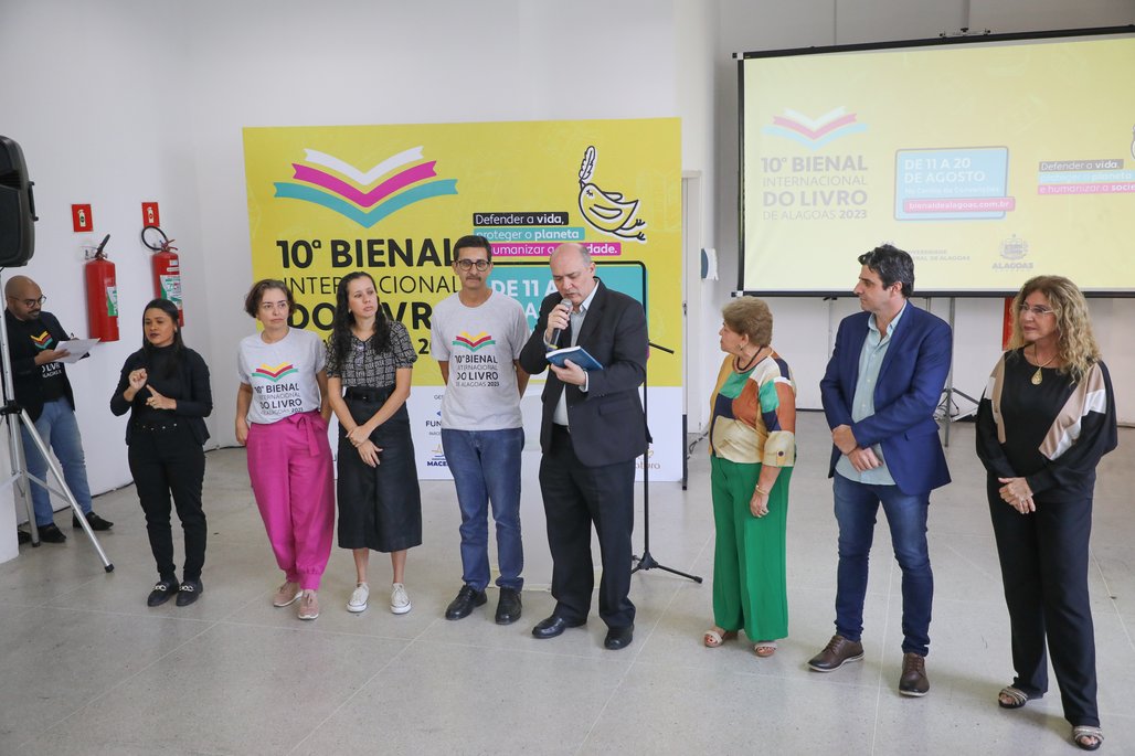 Café de lançamendo da 10ª Bienal Internacional do Livro de Alagoas