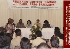 SEMINÁRIO DIREITOS HUMANOS - CIDADANIA AFRO-BRASILEIRA