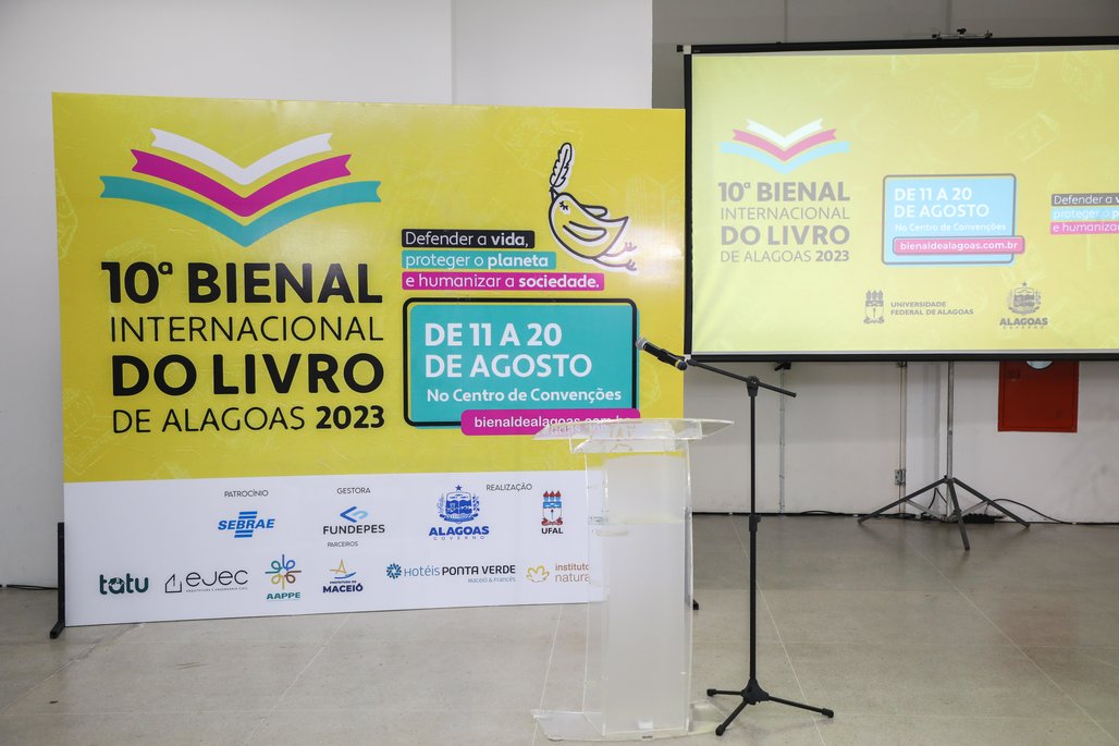 Café de lançamendo da 10ª Bienal Internacional do Livro de Alagoas