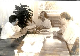 REUNIÃO REITOR ROGÉRIO PINHEIRO COM O PROF. ROMERO GUIMARÃES