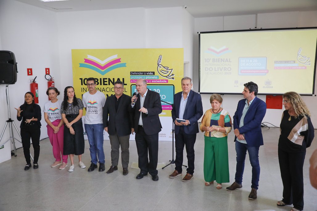 Café de lançamendo da 10ª Bienal Internacional do Livro de Alagoas