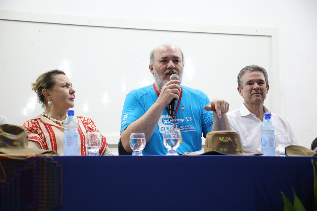 Visita do Ministro André de Paula (Pesca e Aquicultura) ao CECA