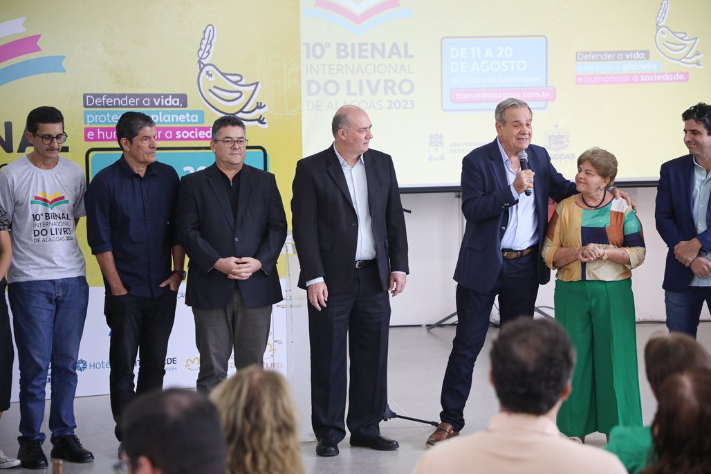 Café de lançamendo da 10ª Bienal Internacional do Livro de Alagoas