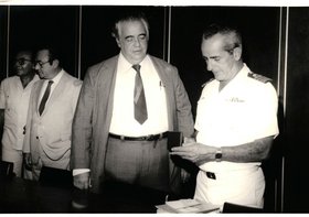 VISITA COMANDANTE DO NAVIO ALMIRANTE SALDANHA