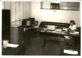 MARIA EDLA LIMA NA SALA DOS APOSENTADOS