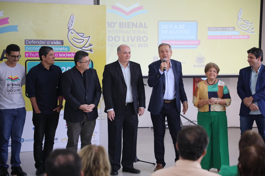Café de lançamendo da 10ª Bienal Internacional do Livro de Alagoas