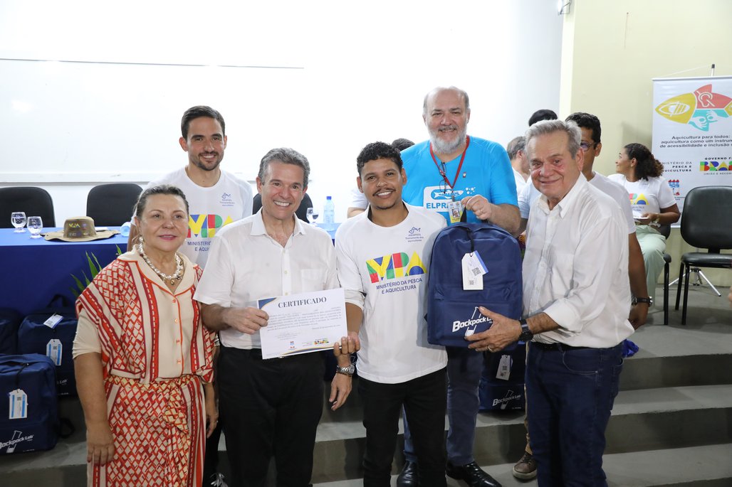 Visita do Ministro André de Paula (Pesca e Aquicultura) ao CECA