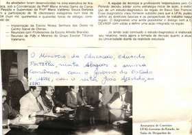 CONVÊNIO MINISTRO DA EDUCAÇÃO EDUARDO PORTELLA - REITOR JOÃO AZEVEDO