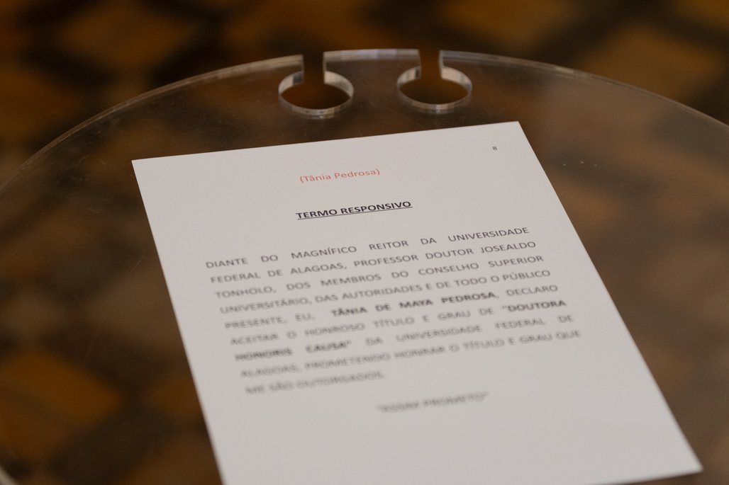 Solenidade de Honoris Causa de Tânia Maya Pedrosa