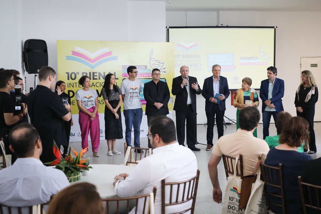 Café de lançamendo da 10ª Bienal Internacional do Livro de Alagoas