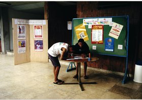 EXPOSIÇÃO DE PANAIS CONTRA AIDS - BC