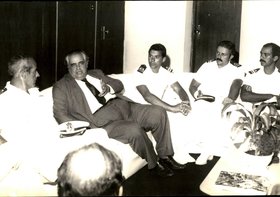 REUNIÃO FERNANDO GAMA COM COMANDANTES DO NAVIO
