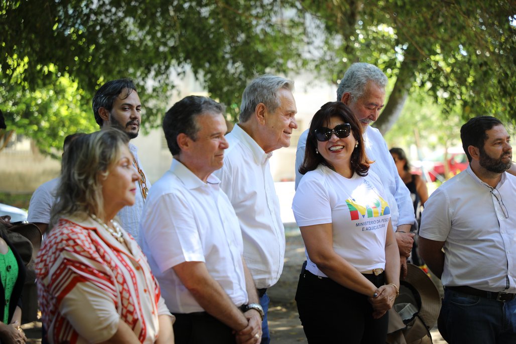 Visita do Ministro André de Paula (Pesca e Aquicultura) ao CECA