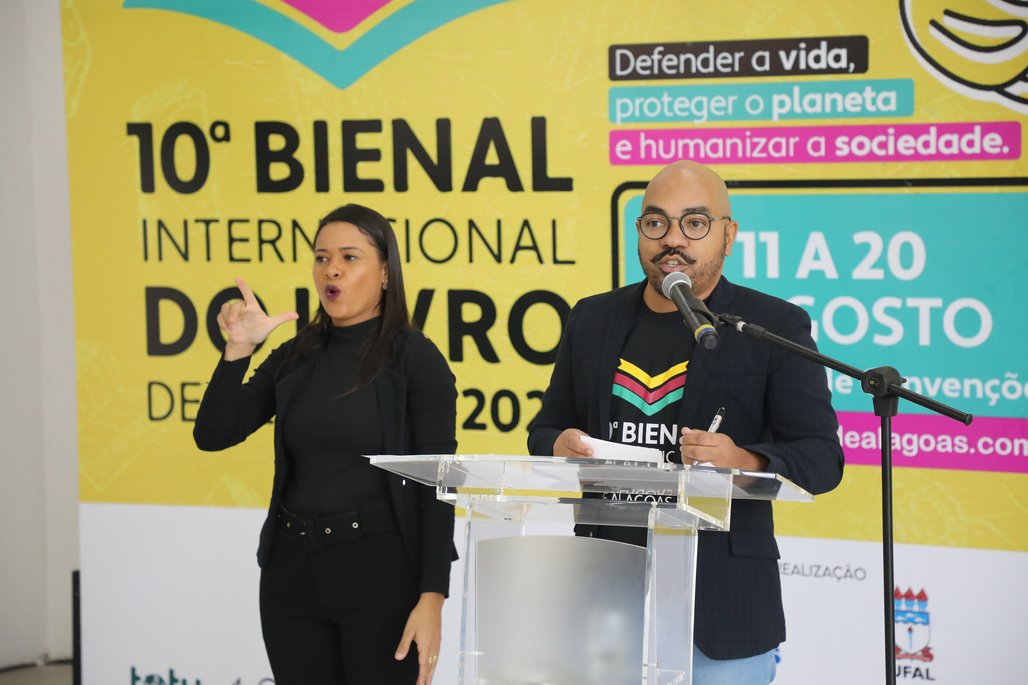 Café de lançamendo da 10ª Bienal Internacional do Livro de Alagoas