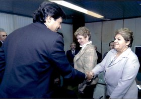 REITORA ANA DAYSE E FERNANDO HADDAD