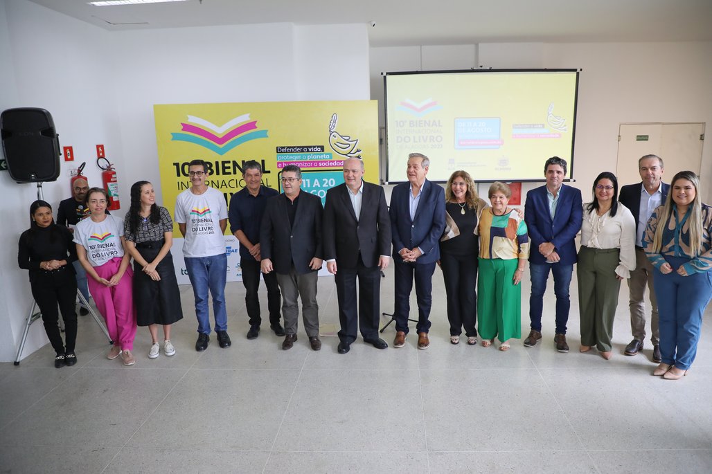 Café de lançamendo da 10ª Bienal Internacional do Livro de Alagoas