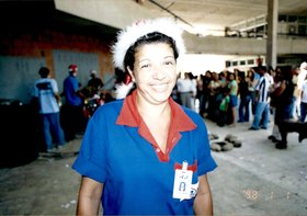 GR - ENCONTRO COM OS SERV. DE LIMPEZA - ENTREGA DE BALAIOS PELA REIT. ANA DAYSE DÓREA
