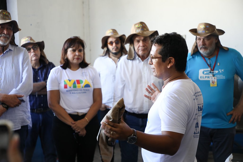 Visita do Ministro André de Paula (Pesca e Aquicultura) ao CECA