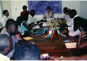 REUNIÃO DA REITORA ANA DAYSE COM EQUIPE PNUD ANGOLA
