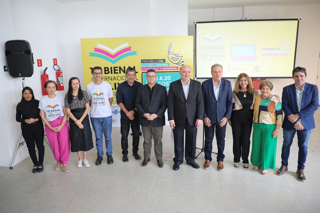 Café de lançamendo da 10ª Bienal Internacional do Livro de Alagoas